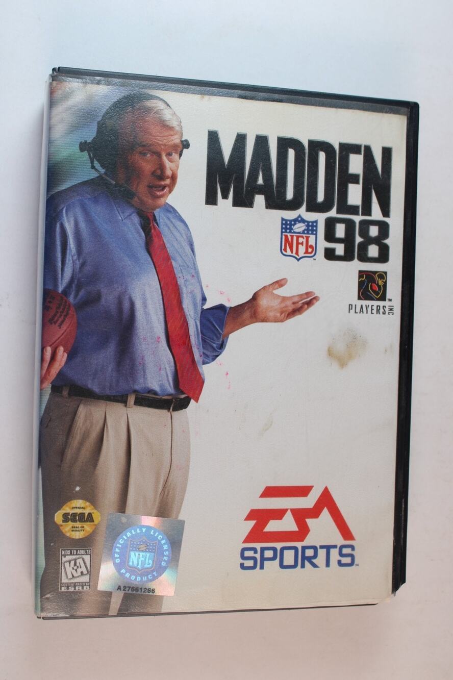 Madden NFL '98 (Sega Genesis) Authentic, Tested/works (no manual)